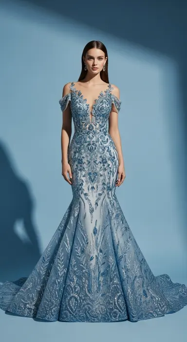 20 Stunning Ball Gowns for Your Next Formal Event 10 Mermaid Ball Gown by Peaches Boutique