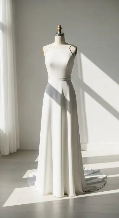35 Breathtaking Romantic Wedding Dresses for Your Dream Day 18 Minimalist Chic Styles