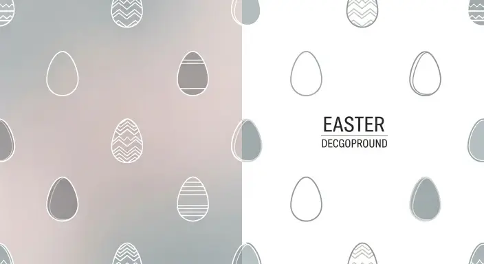 25 Cute Easter Wallpapers to Celebrate the Season 8 Minimalist Egg Pattern