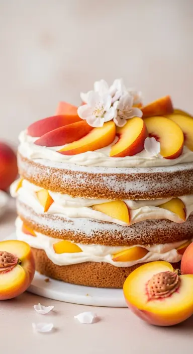 25 Summer Cakes Ideas: Fresh, Vibrant Desserts to Brighten Your Season 13 Naked Peach Cake