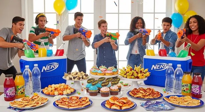 Ultimate Guide to Nerf Birthday Party Ideas: Create an Epic Battle Celebration! 6 Nerf Party Food and Drinks