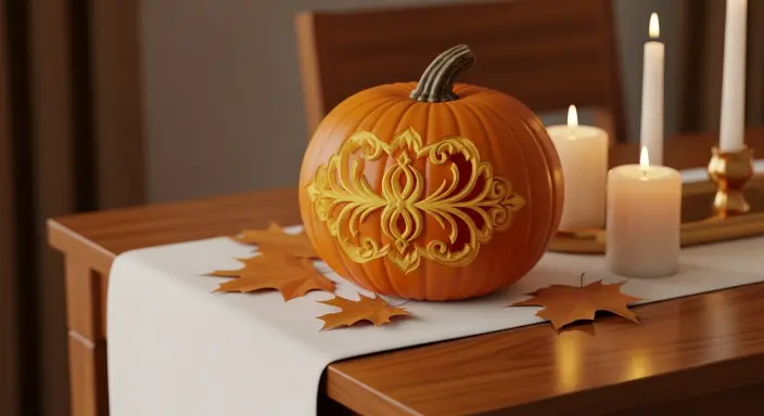 Elevate Your Table with a Stunning Pumpkin Centerpiece: 15 Gorgeous Fall Ideas 2 No-Fuss Elegance