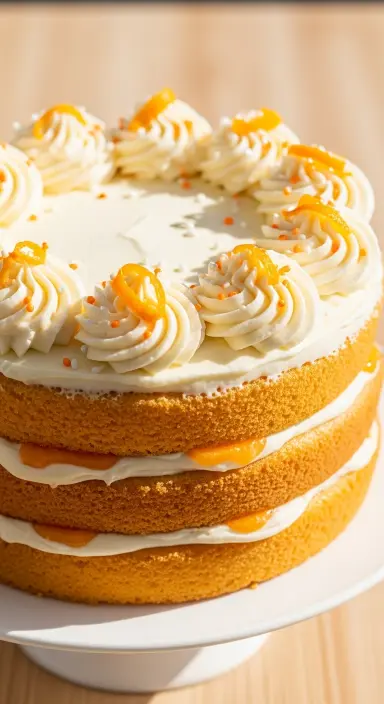 25 Summer Cakes Ideas: Fresh, Vibrant Desserts to Brighten Your Season 9 Orange Creamsicle Cake