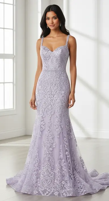 20 Stunning Ball Gowns for Your Next Formal Event 19 Pastel Lavender Gown by Sherri Hill