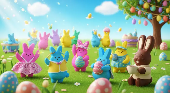25 Cute Easter Wallpapers to Celebrate the Season 23 Peeps Party