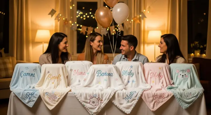 Gender Reveal Party Gifts: A Comprehensive Guide for Thoughtful Guests 2 Personalized Baby Blanket