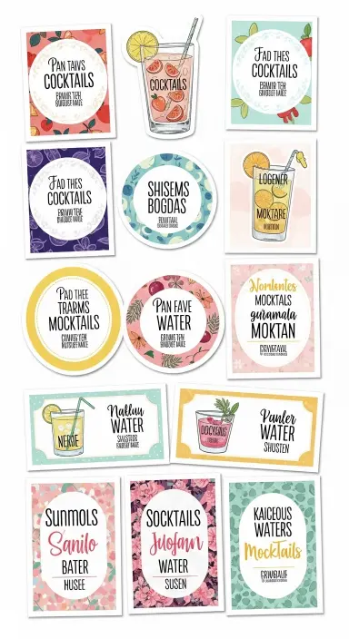 Top 10 Creative Party Decoration Ideas to Make Any Celebration Pop 7 Personalized Drink Labels