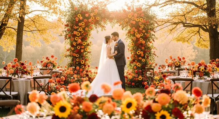 Fall Wedding Flowers Guide: Stunning Seasonal Arrangements You’ll Love 9 Photography Magic