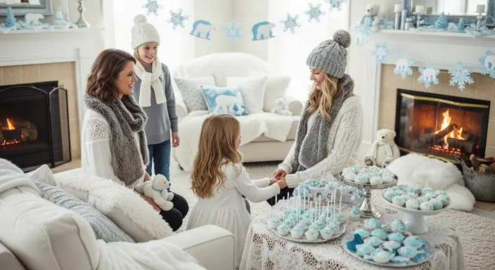 25 Sweet Winter Baby Shower Ideas to Warm Your Celebration 6 Polar Bear Snuggle Party