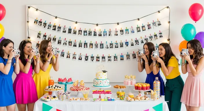 25 Creative Graduation Party Ideas for a Memorable Celebration 23 Polaroid Guest Wall
