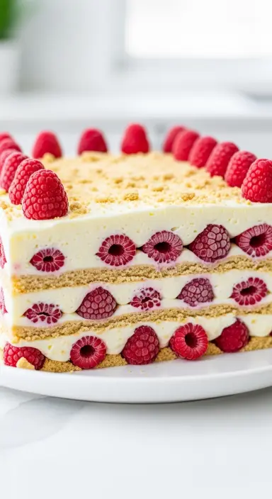 25 Summer Cakes Ideas: Fresh, Vibrant Desserts to Brighten Your Season 11 Raspberry Icebox Cake