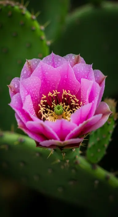 50 Stunning Flower Phone Wallpapers to Brighten Your Screen 26 Refreshing Cactus Flower