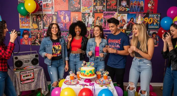 15 Best Birthday Party Themes for Every Age & Sty 13 Retro 90s Throwback
