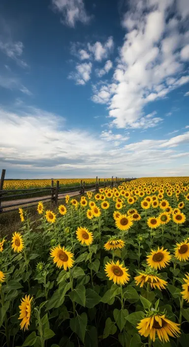50 Stunning Flower Phone Wallpapers to Brighten Your Screen 15 Rustic Sunflower Field