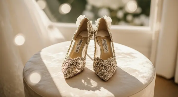 Jimmy Choo's Dreamy Wedding Shoes