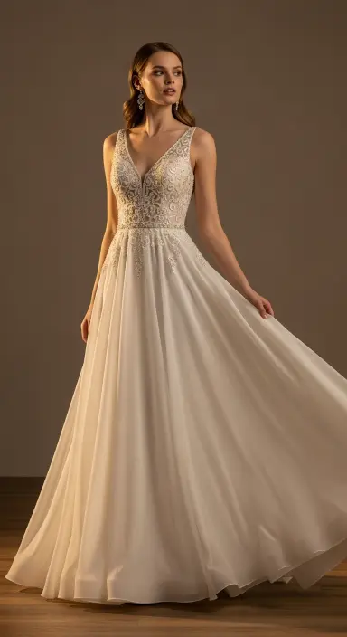 20 Stunning Ball Gowns for Your Next Formal Event 12 Terani V-Neck Masterpiece