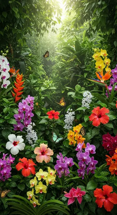 50 Stunning Flower Phone Wallpapers to Brighten Your Screen 49 Tropical Flower Paradise
