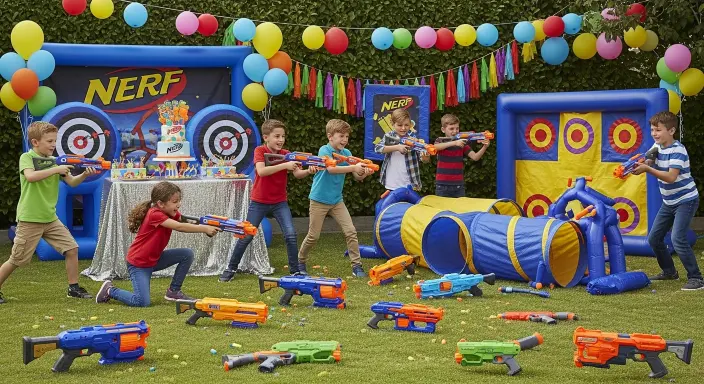 Ultimate Guide to Nerf Birthday Party Ideas: Create an Epic Battle Celebration! 3 Nerf Party Decorations