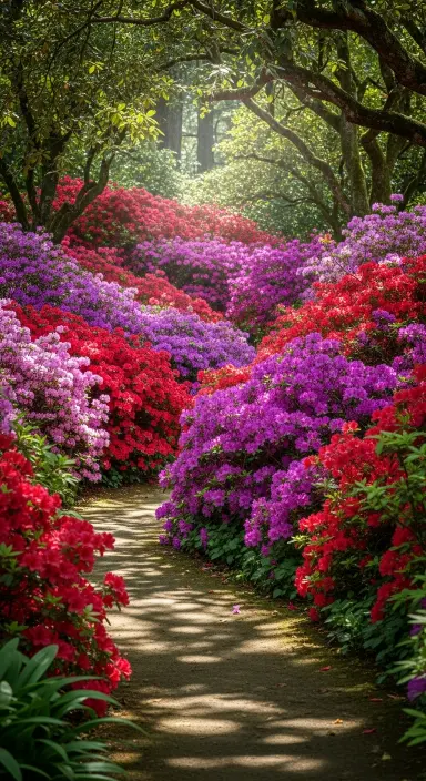 50 Stunning Flower Phone Wallpapers to Brighten Your Screen 58 Vibrant Azalea Garden