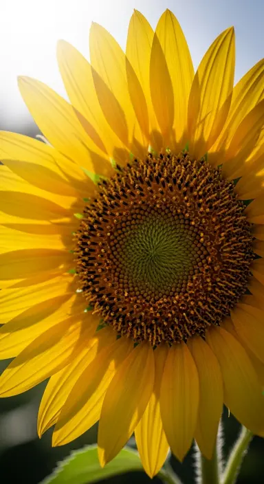 50 Stunning Flower Phone Wallpapers to Brighten Your Screen 2 Vibrant Sunflower Close-Up