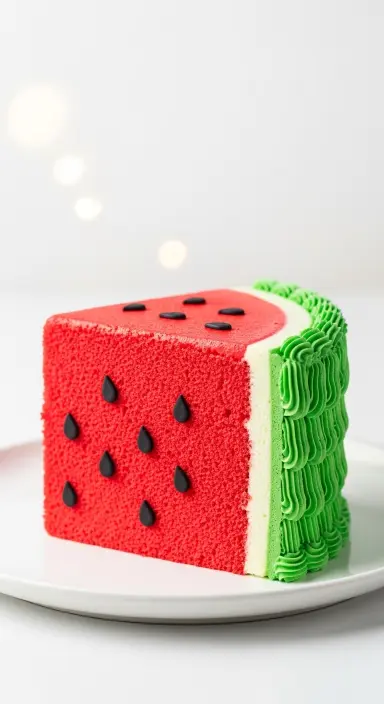 25 Summer Cakes Ideas: Fresh, Vibrant Desserts to Brighten Your Season 14 Watermelon Slice Cake