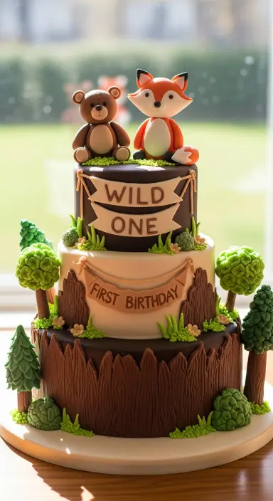 Jungle Theme Cake Ideas: Wild Celebrations Made Sweet 4 Wild One First Birthday Cake