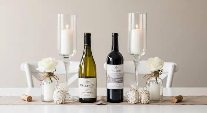 10 Beautiful DIY Wedding Centerpieces You Can Easily Make Yourself 5 Wine Bottle Vases